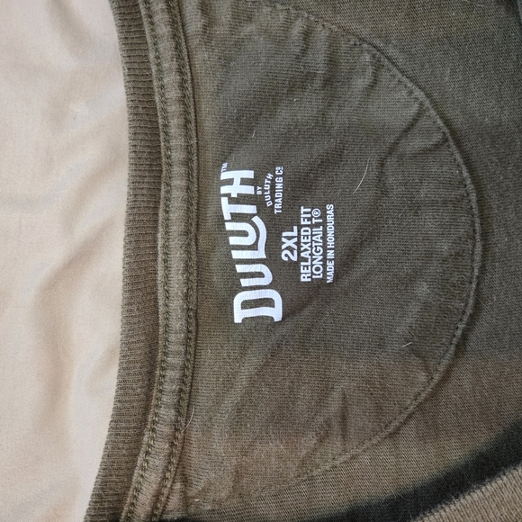 Duluth Trading Co Olive Green Men's Shirt 2XL - Picture 3 of 6